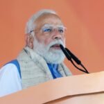 Murshidabad [West Bengal], Apr 11 (ANI): Prime Minister Narendra Modi addresses the election rally ahead of the West Bengal Assembly Elections 2026 in Jangipur, Murshidabad, on Saturday. (Narendra Modi Photo Gallery/ANI Photo)