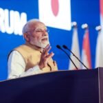 New Delhi, Jul 02 (ANI): Prime Minister Narendra Modi speaks at the India-Japan Joint Economic Forum, in New Delhi on Thursday. (Narendra Modi Photo Gallery/ANI Photo)